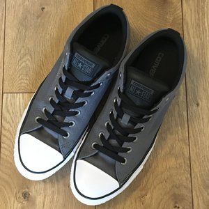 Converse grey & black chuck taylor lows Mens Size 9.5